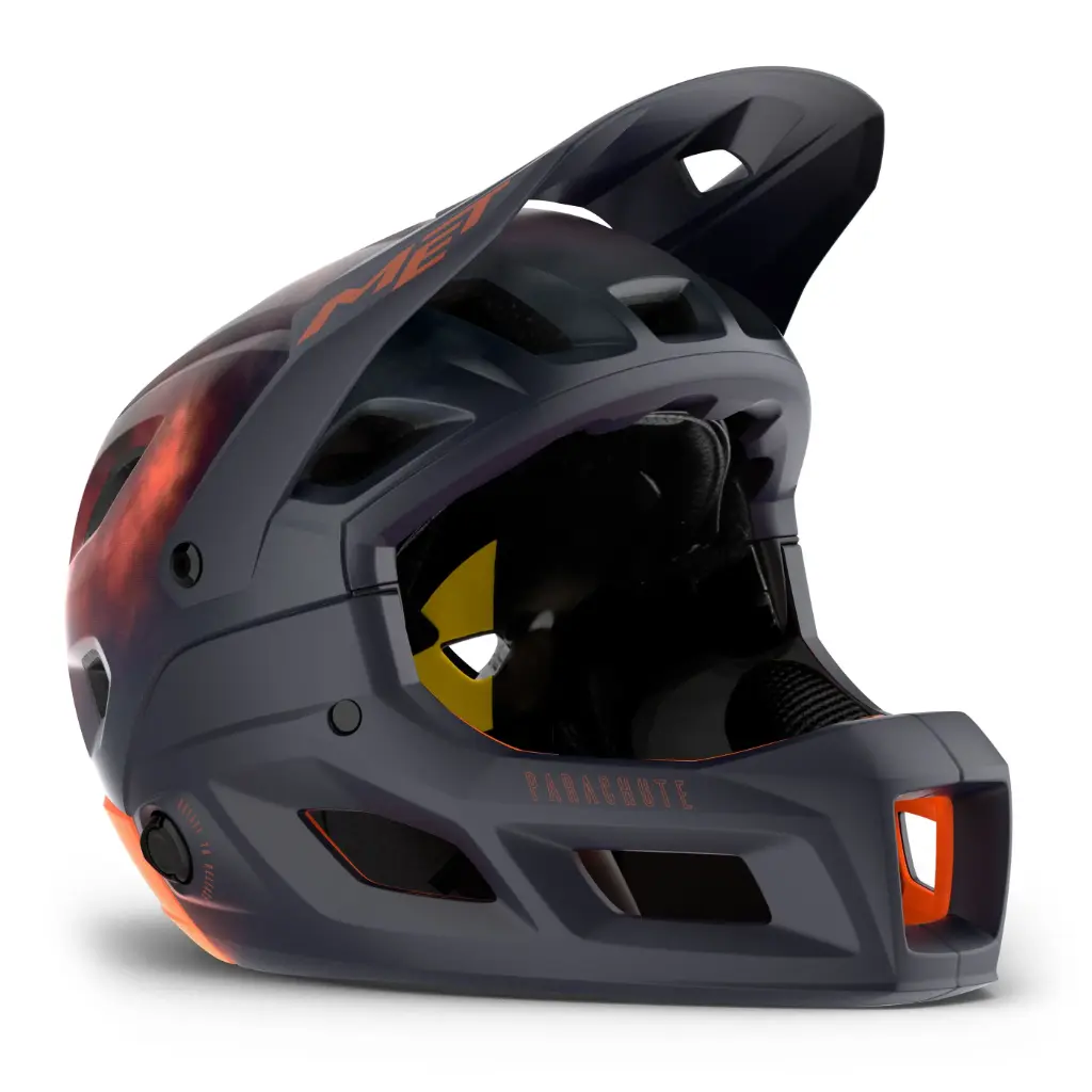 CASCO MET PARACHUTE MCR MIPS EDICION LIMITADA MORADO/NARANJA NIEBLA