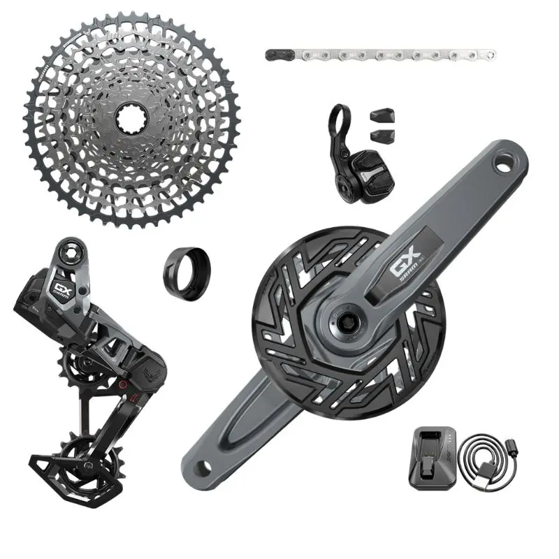  GRUPO ELECTRONICO SRAM GX T-TYPE EAGLE E-MTB AXS POD 104 BCD 34D 1x12V (10-52) (NO INCLUYE BIELAS)