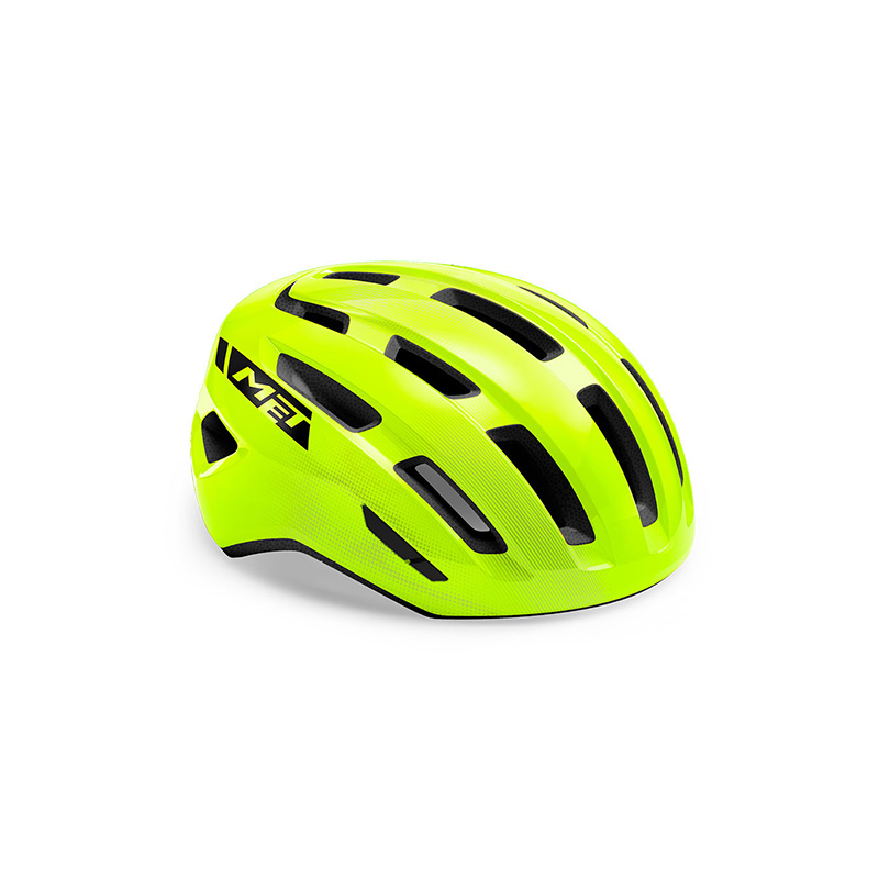 CASCO MET MILES AMARILLO FLUO BRILLO T.M/L 58-61