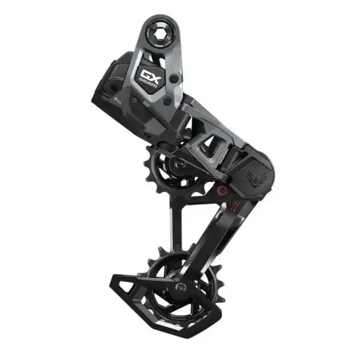 [107880] CAMBIO SRAM GX T-TYPE EAGLE AXS 12V 52D ALUMINIO NEGRO (BATERIA NO INCLUIDA)