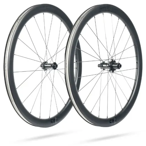 [710-0183231050 / 728259] JUEGO DE RUEDAS VISION SC45 SL i23 DISCO CENTERLOCK CUBIERTA TUBELESS READY SHIMANO HG11 CARBONO